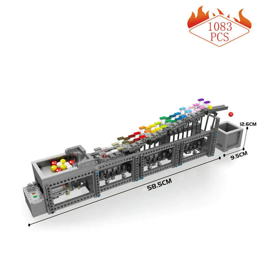 MOC Ideas Expert The Rainbow Stepper Bricks Toy 26004