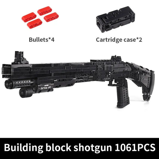 MOC Military Gun M4 Super 90 Shotgun Bricks Toy 14003