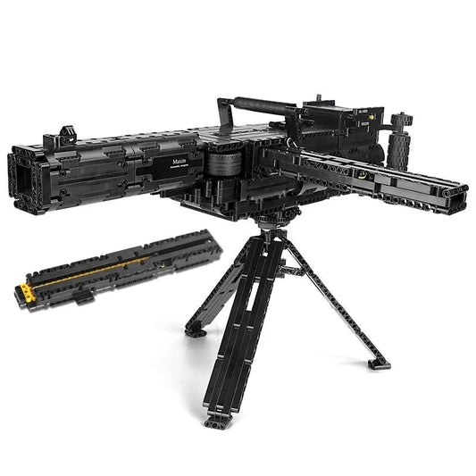 MOC Military Motorized Maxim Burst Gun Bricks Toys 14009