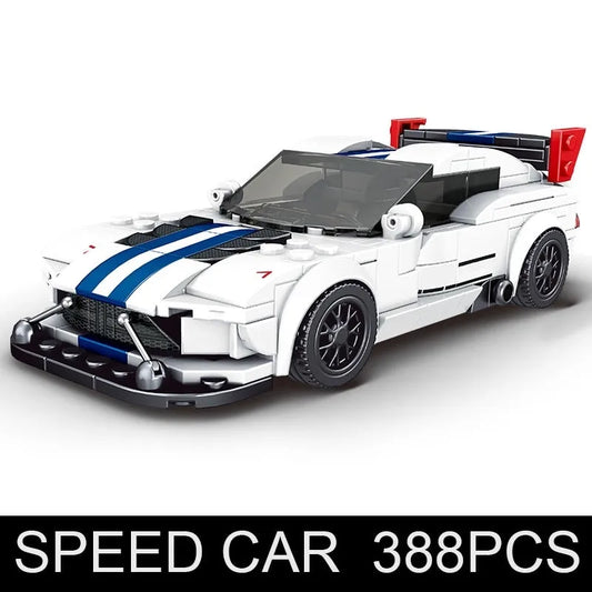 MOC Mini Dodge Viper ACR Racing Sports Car Bricks Toys 27011