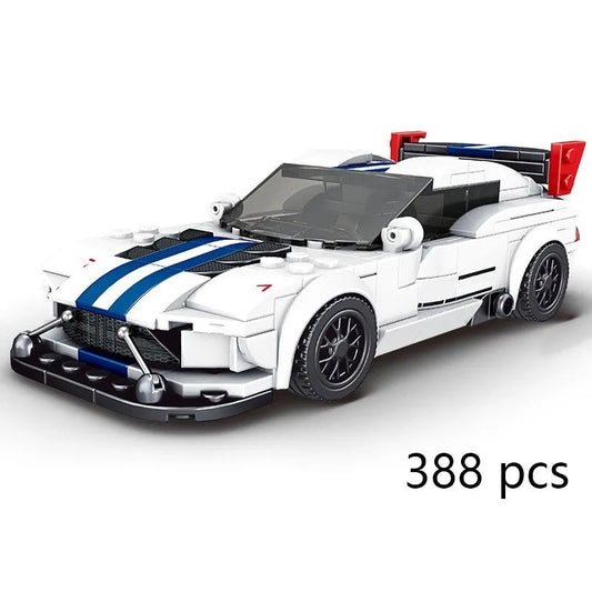 MOC Mini Dodge Viper ACR Racing Sports Car Bricks Toys 27011