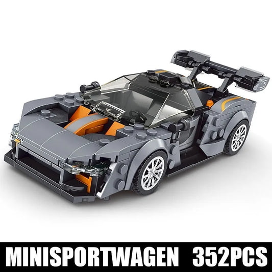 MOC Mini Super McLaren Senna Racing Car Bricks Toys 27008