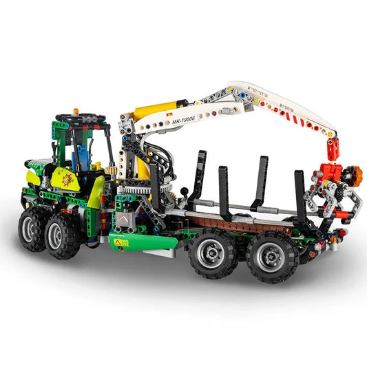 MOC Motorized RC Pneumatic Forest Machine Bricks Toys