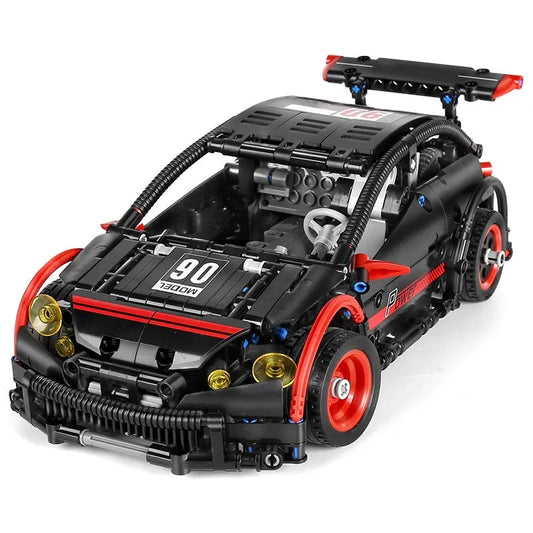 MOC RC Motorized Hatchback Type R Racing Car Bricks Toy 18013