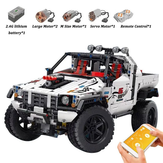 MOC RC Tech Off-Road Pickup Truck Car Bricks Toy 18005
