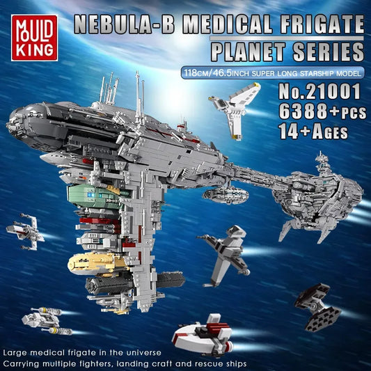 Star Wars MOC 21001 UCS Nebulon B Medical Frigate Bricks Toy