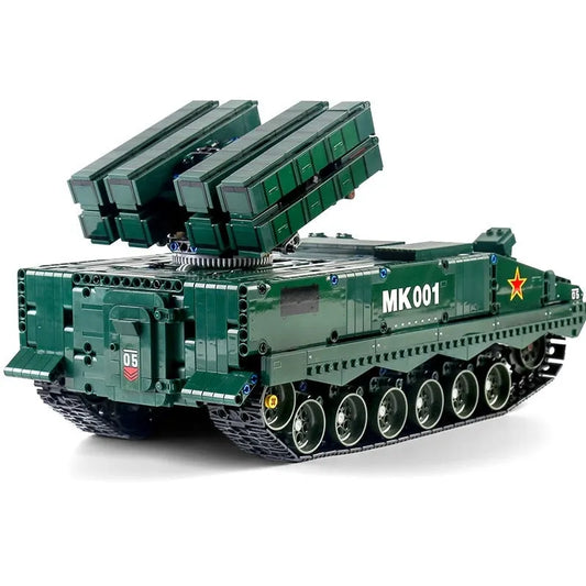 Tech MOC Military RC APP HJ10 Anti Tank Missile Bricks Toys