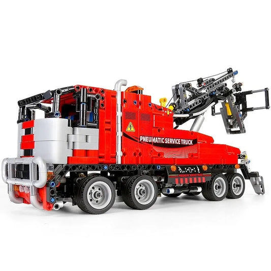 Tech RC APP Pneumatic City Service Truck Bricks Toy 19001