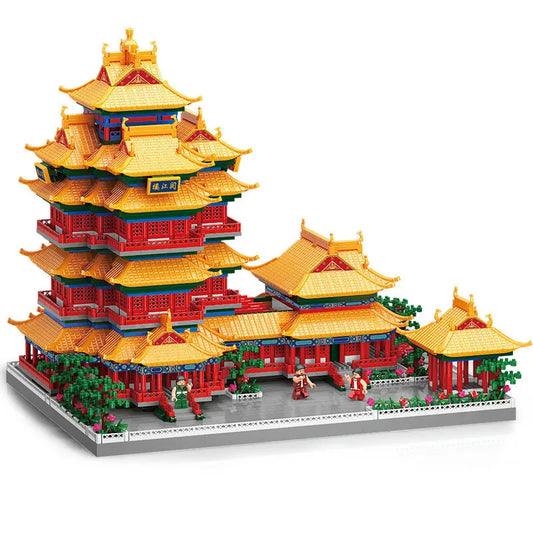 Architecture China Jiangsu City Palace MINI Bricks Toy