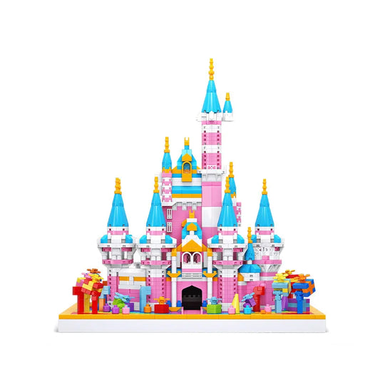 MOC Experts Girls Pink Princess Castle MINI Bricks Toy 92031