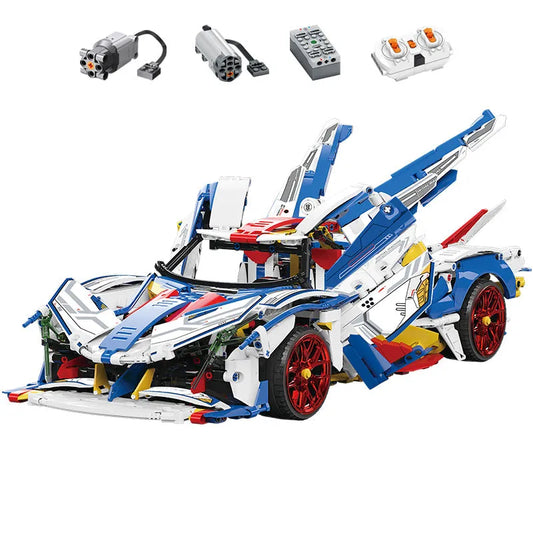 MOC RC Motorized Apollo EVO Concept Roadster Bricks Toy