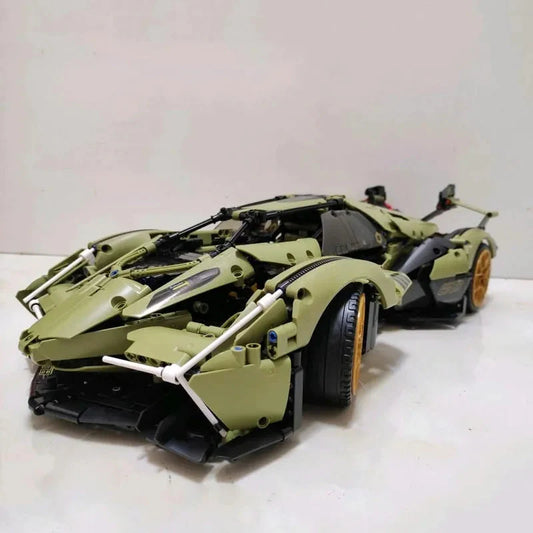 Tech MOC Lambo V12 Vision GT Racing Car Bricks Toys EU