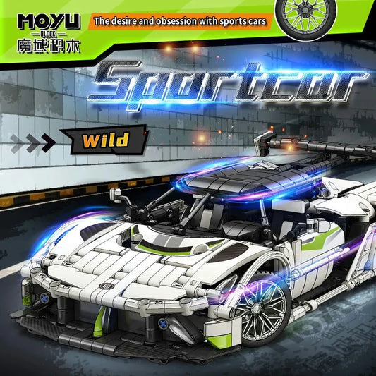 Technical MOC 88319 JESKO Racing Sports Car Bricks Toys