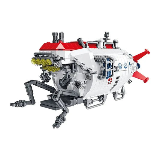 Military Deep Sea Manned Submarine Bricks Toys
