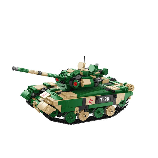 Military RC Motorized T90 Main Battle Tank Bricks Toy