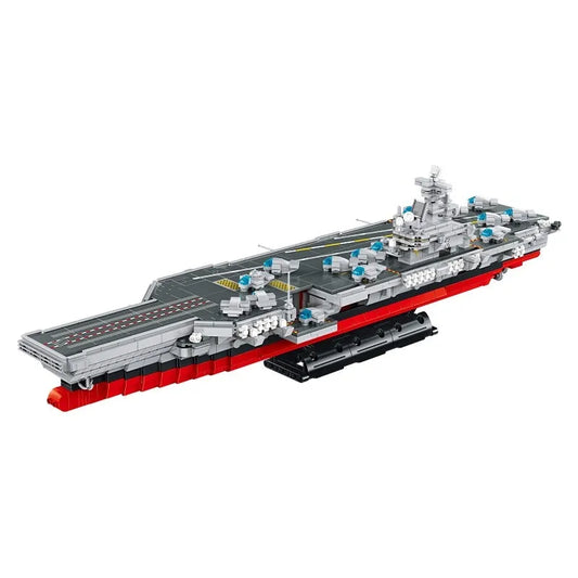 MOC Military Nimitz-Class Aircraft Carrier Warship Bricks Toy