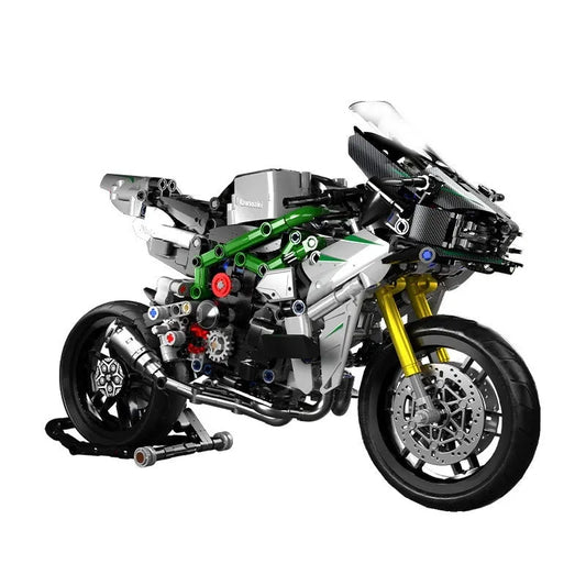 MOC Ninja Fast Racing Motorcycle Kids Bricks Toys