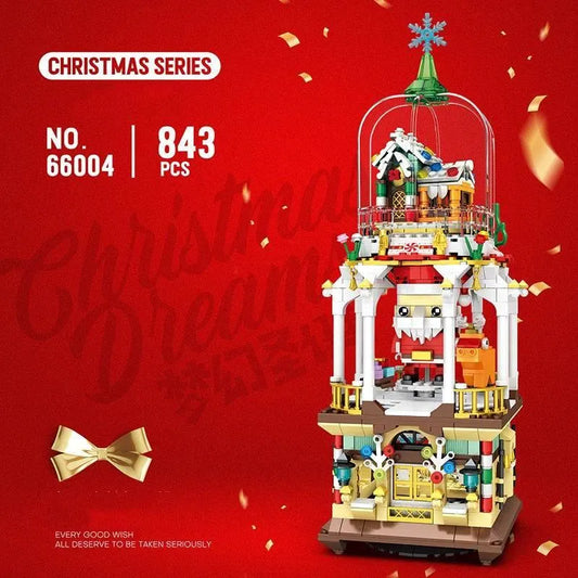 Ideas Christmas Dreams Winter Santa Bricks Model Kids Toys
