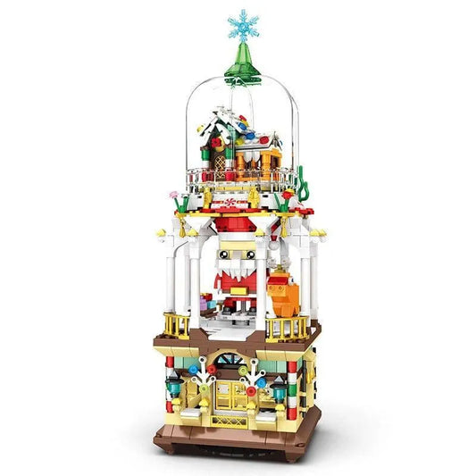 Ideas Christmas Dreams Winter Santa Bricks Model Kids Toys