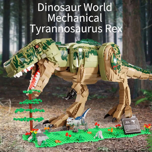 Jurassic Dinosaur World MOC Tyrannosaurus Rex Bricks Toy