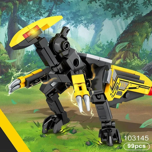 Mech Dinosaur Transformation Robot Bricks Kids Toys