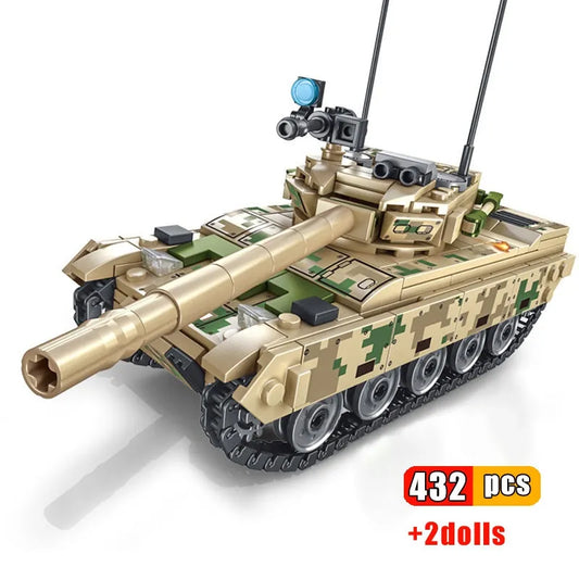 Military China Army VT-4 Main Battle Tank Bricks Toy