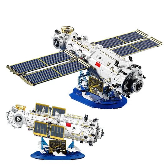 MOC Ideas Space Station Aerospace Core Cabin Bricks Toys
