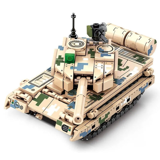 MOC Military WW2 Type 15 Light Tank Bricks Toys