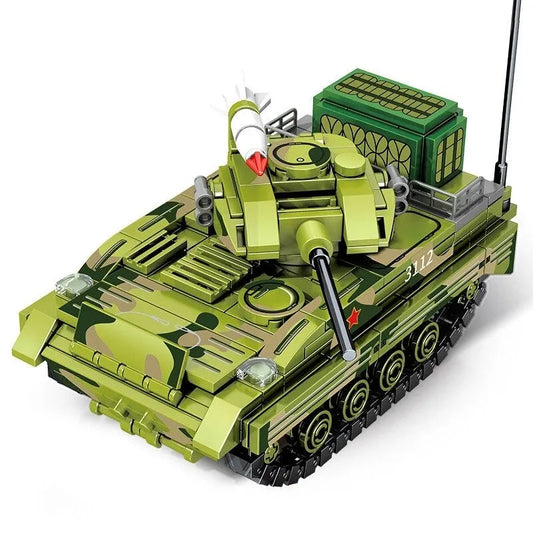 MOC Military WW2 ZBD-03 Airborne Armored IFV Bricks Toy