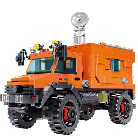 MOC Space Rescue Heavy Truck Bricks City Car Kids Toys