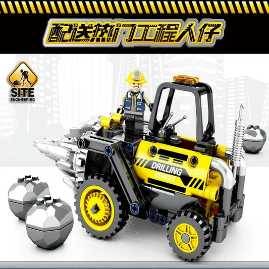 Tech MOC City Drilling Truck Machine Bricks Toys 7012000