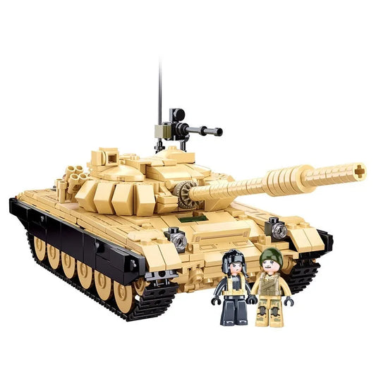 Military MOC MBT T72 Main Battle Tank Bricks Toys