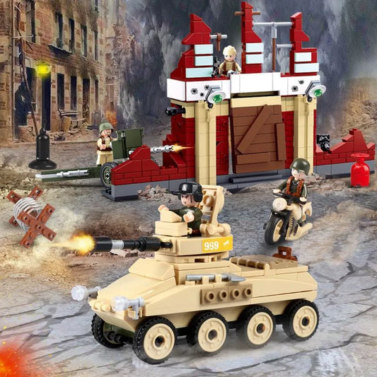 Military WW2 Army Battle of Stalingrad Bricks Toys