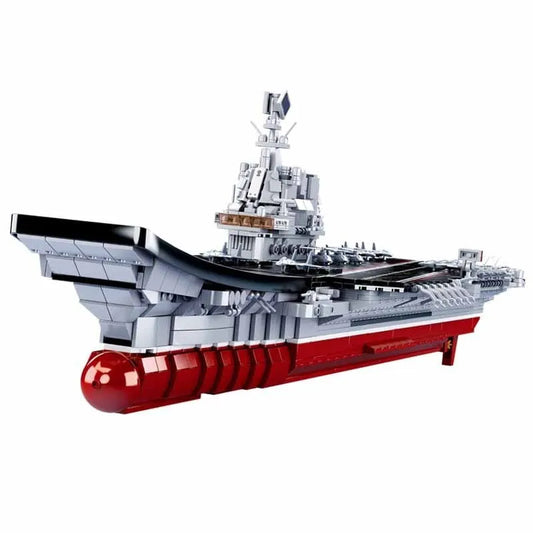 MOC Military Navy 002 Aircraft Carrier Bricks Toys