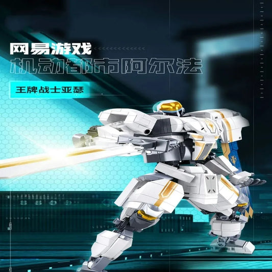 Transformed Super Mecha Arthur Robot Warrior Bricks Toy