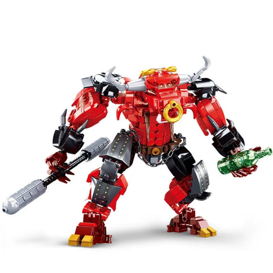 Transformers Bull Demon Mecha Warrior Bricks Toy