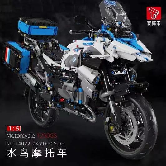 MOC BMW R1250 GS Racing Motorcycle Bricks Toy T4022