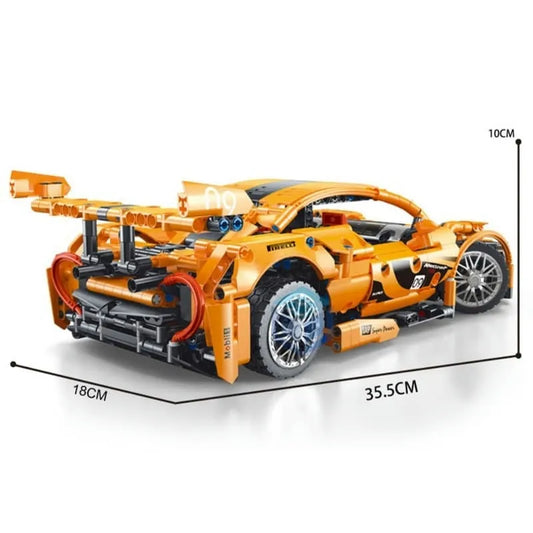 MOC Motorized RC McLaren P1 Sports Car Bricks Toys T2009