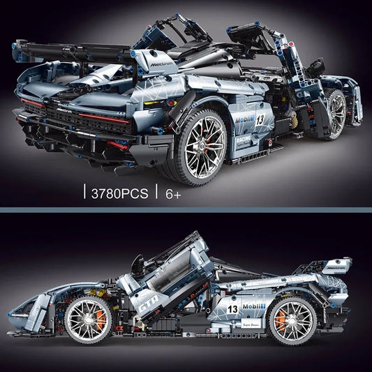 MOC Motorized RC McLaren Senna Hypercar Bricks Toy T5013A