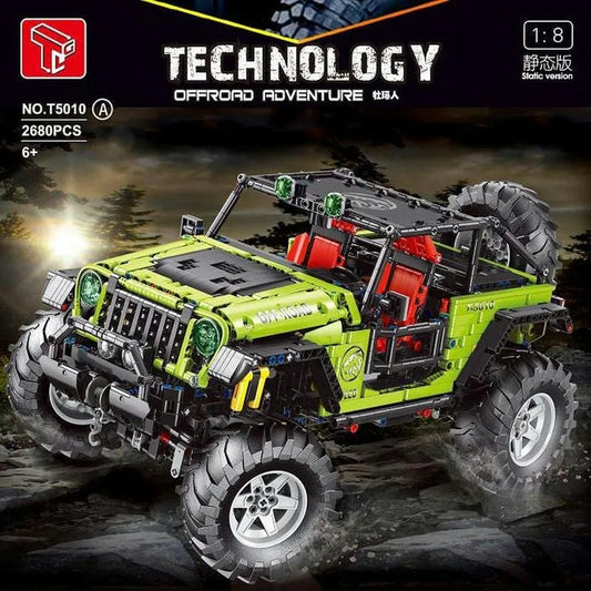 MOC RC Off-Road SUV JEEP Wrangler Trailcat Bricks Toy T5010A