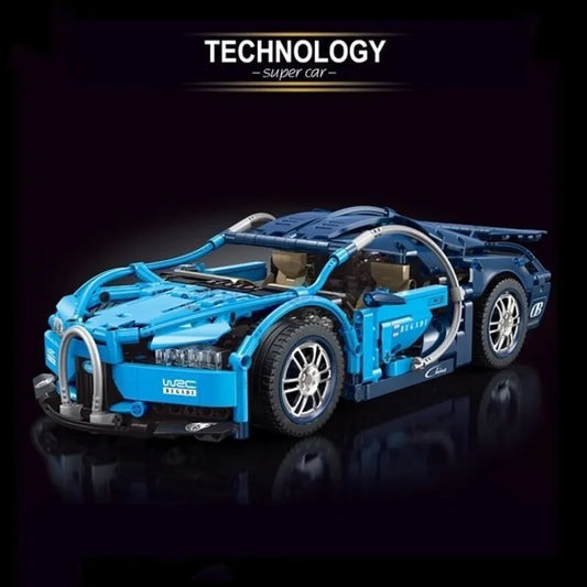 MOC T2006 Bugatti Chiron Super Racing Car Bricks Toys