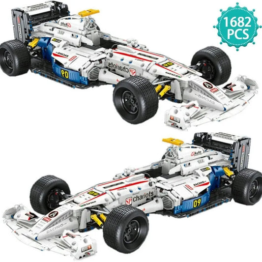 MOC T5009 RC F1 Formula Racing Sports Car Bricks Toys