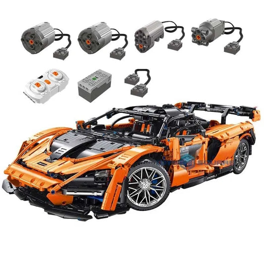 MOC T5013 RC Motorized McLaren Senna Hypercar Bricks Toy
