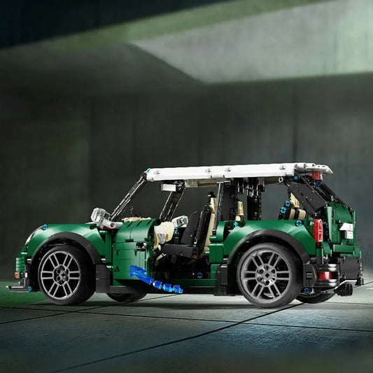 MOC T5025A MINI Cooper S Classic Sports Car Bricks Toy
