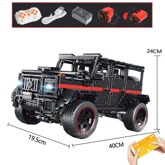 MOC Tech RC Off-Road SUV King Kong Barbie Bricks Toy T5016A