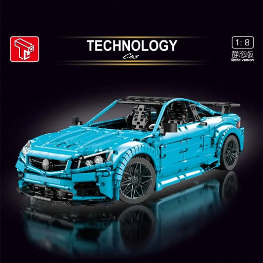 Tech MOC C63 AMG Racing Car Bricks Toy T5002