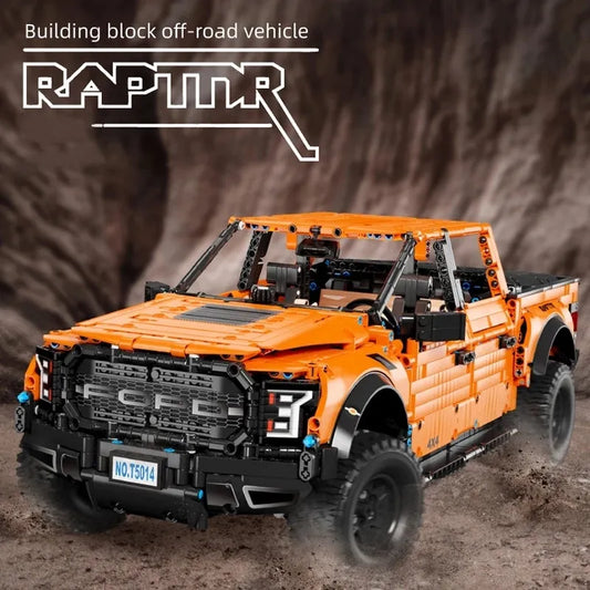 Tech MOC Ford F-150 Raptor Pickup Truck Bricks Toys T5014