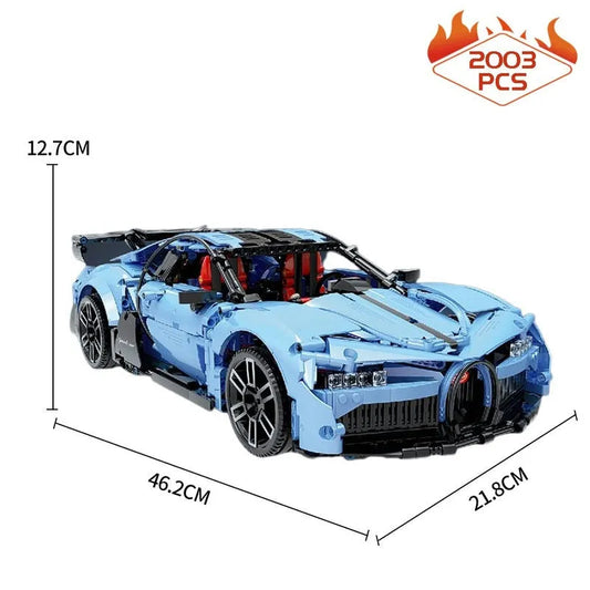 Tech MOC Super Sports Racing Car Bricks Toys T5027A