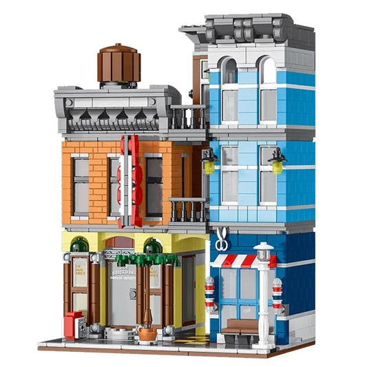 Building Blocks City Street Detective Agency Office Bricks Toy