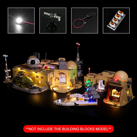 DIY LED Lights For 75290 Mos Eisley Cantina